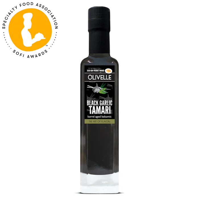 Olivelle Black Garlic Tamari Soy Infused Balsamic