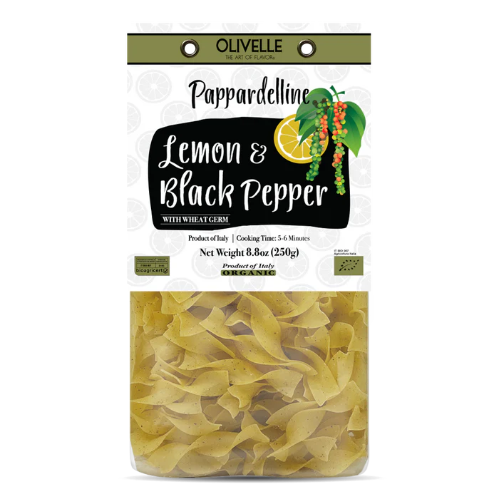 Olivelle Organic Lemon Pepper Papparelline