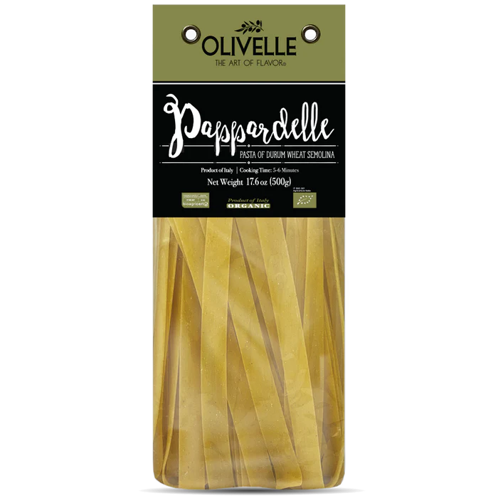 Olivelle Organic Pappardelle Pasta