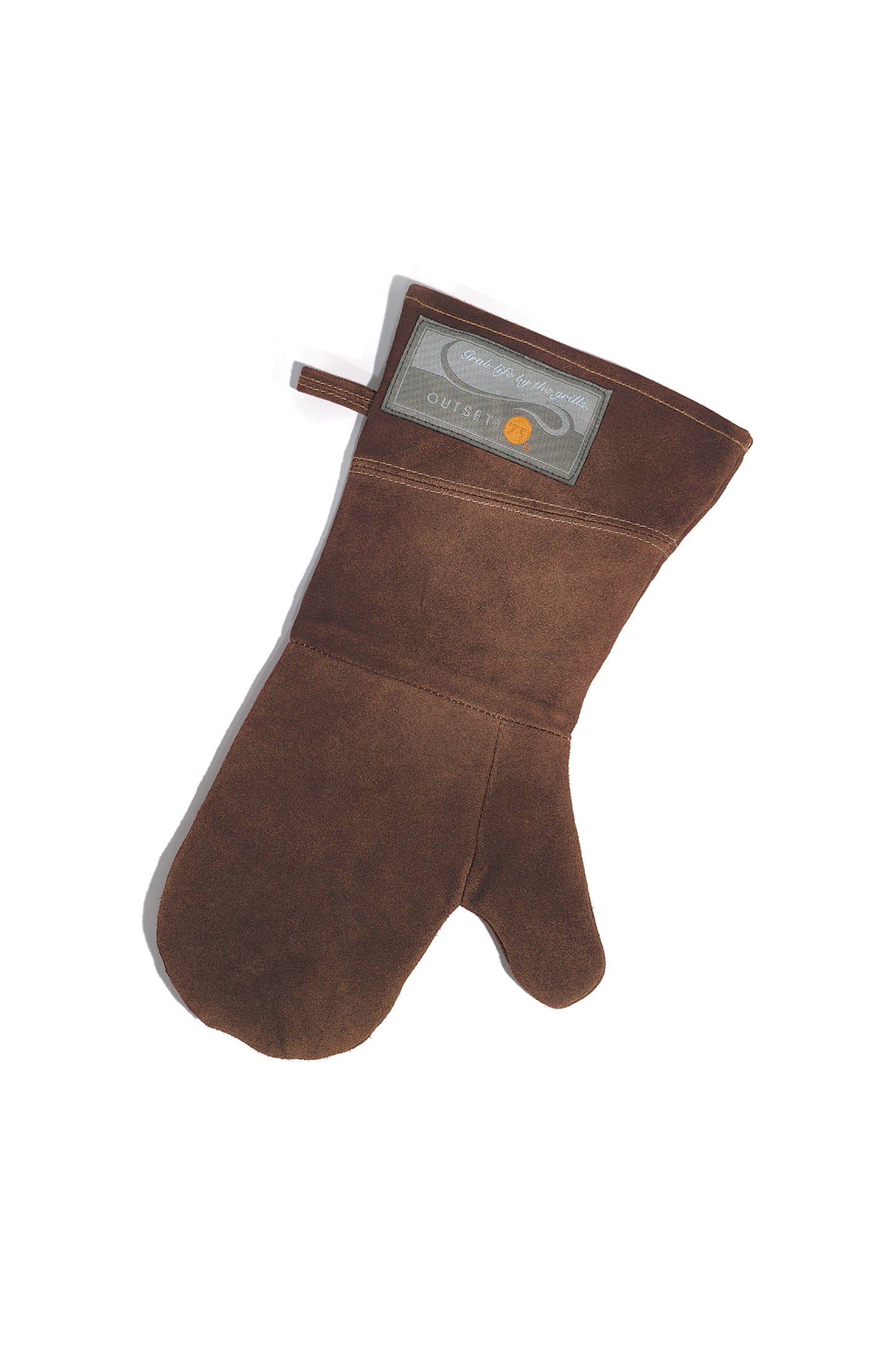 Outset Brown Leather Grill Mitt