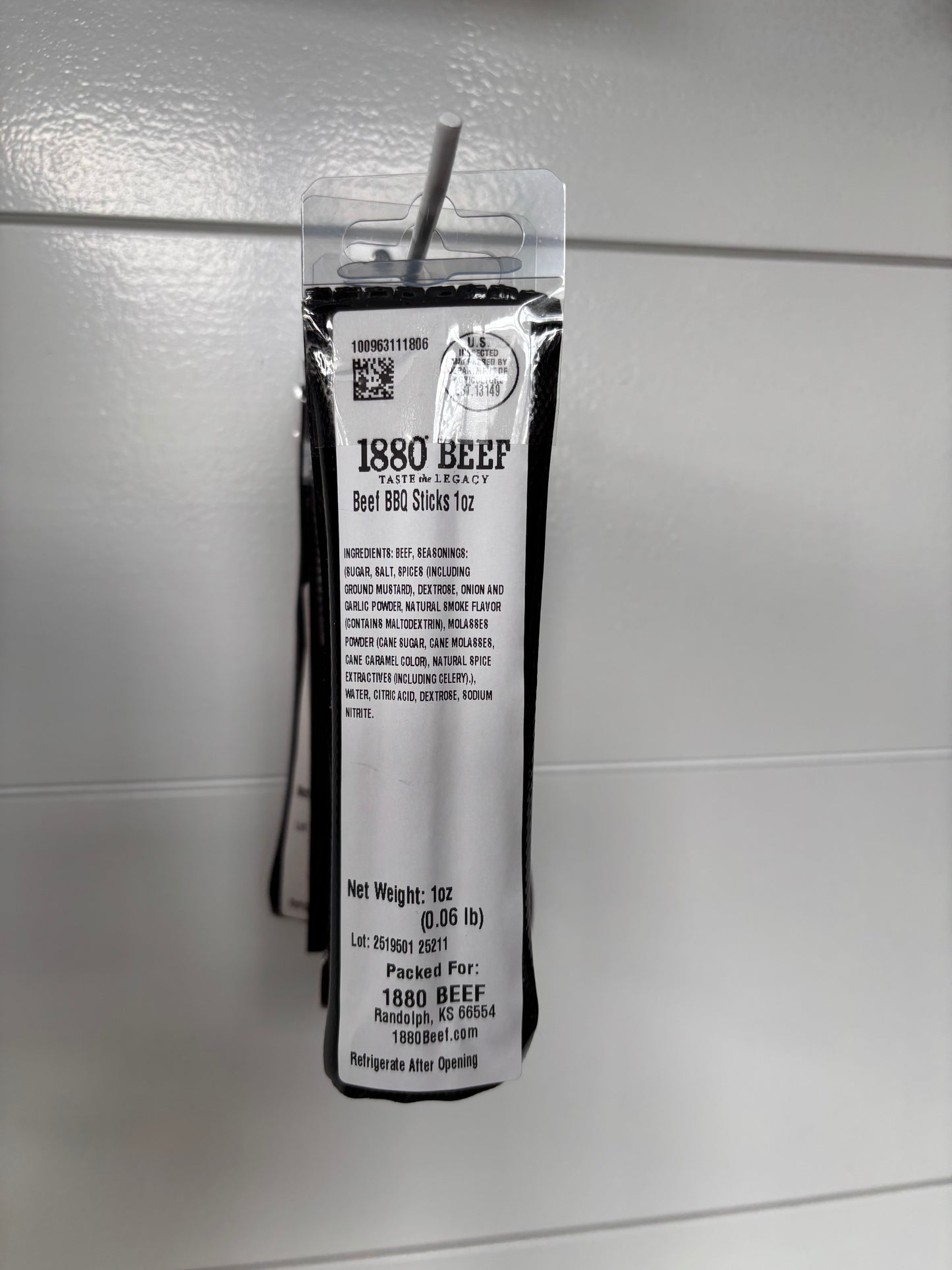 BBQ Single Beef Stick