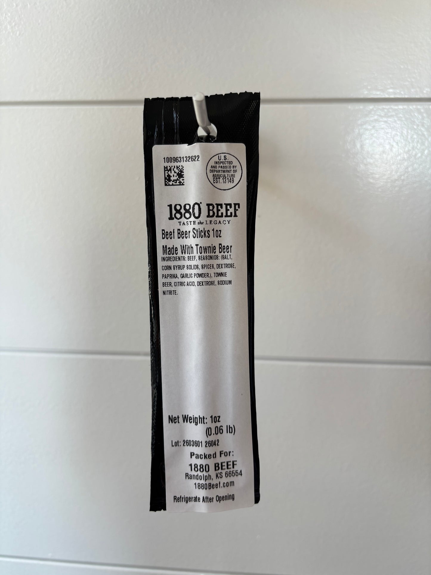 Townie Beer Single Beef Stick