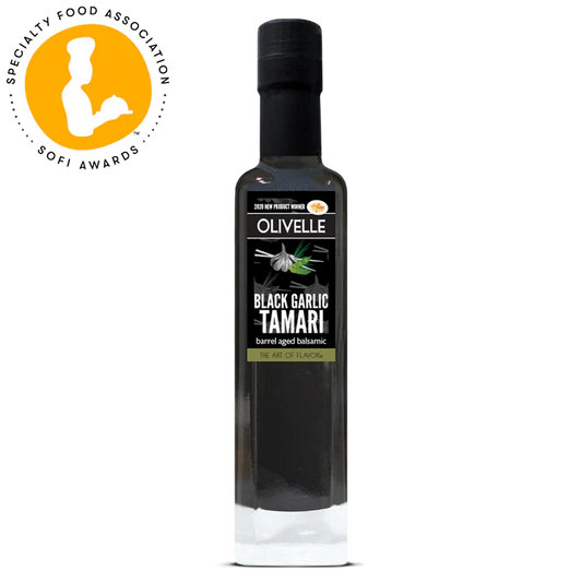 Olivelle Black Garlic Tamari Soy Infused Balsamic