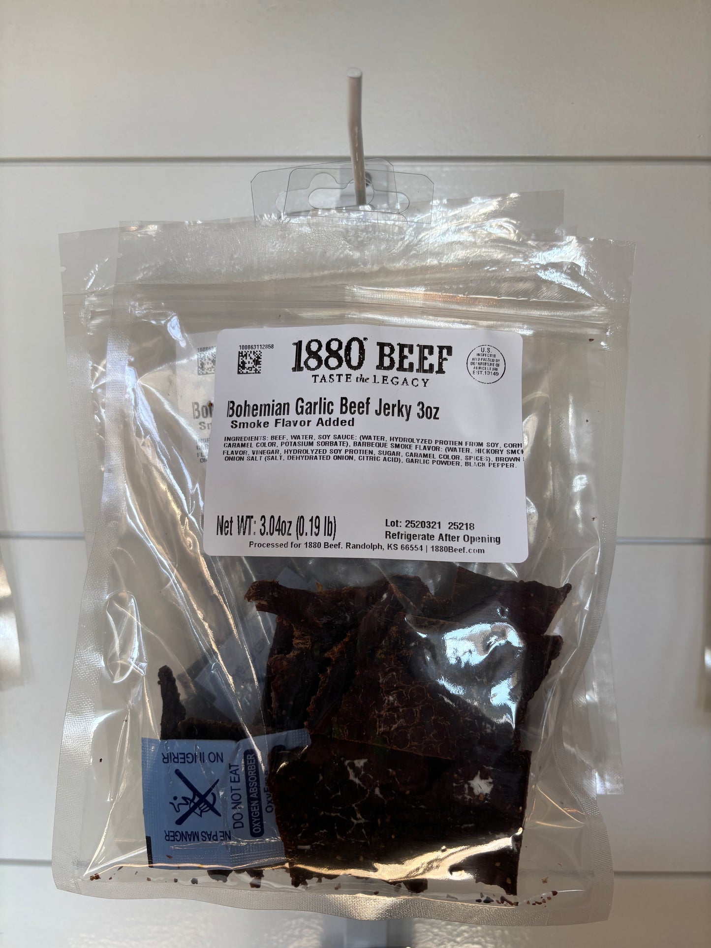 Bohemian Garlic Beef Jerky