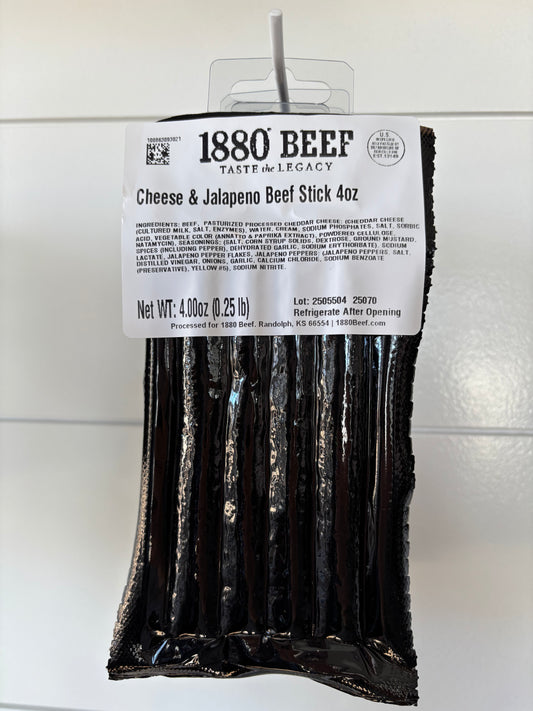 Cheese & Jalapeno Beef Sticks