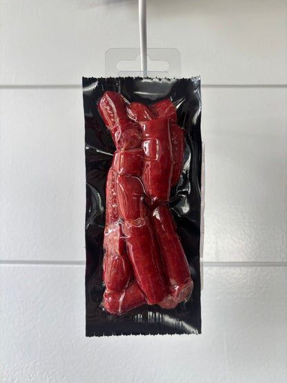 Hot Honey Beef Stick Bites