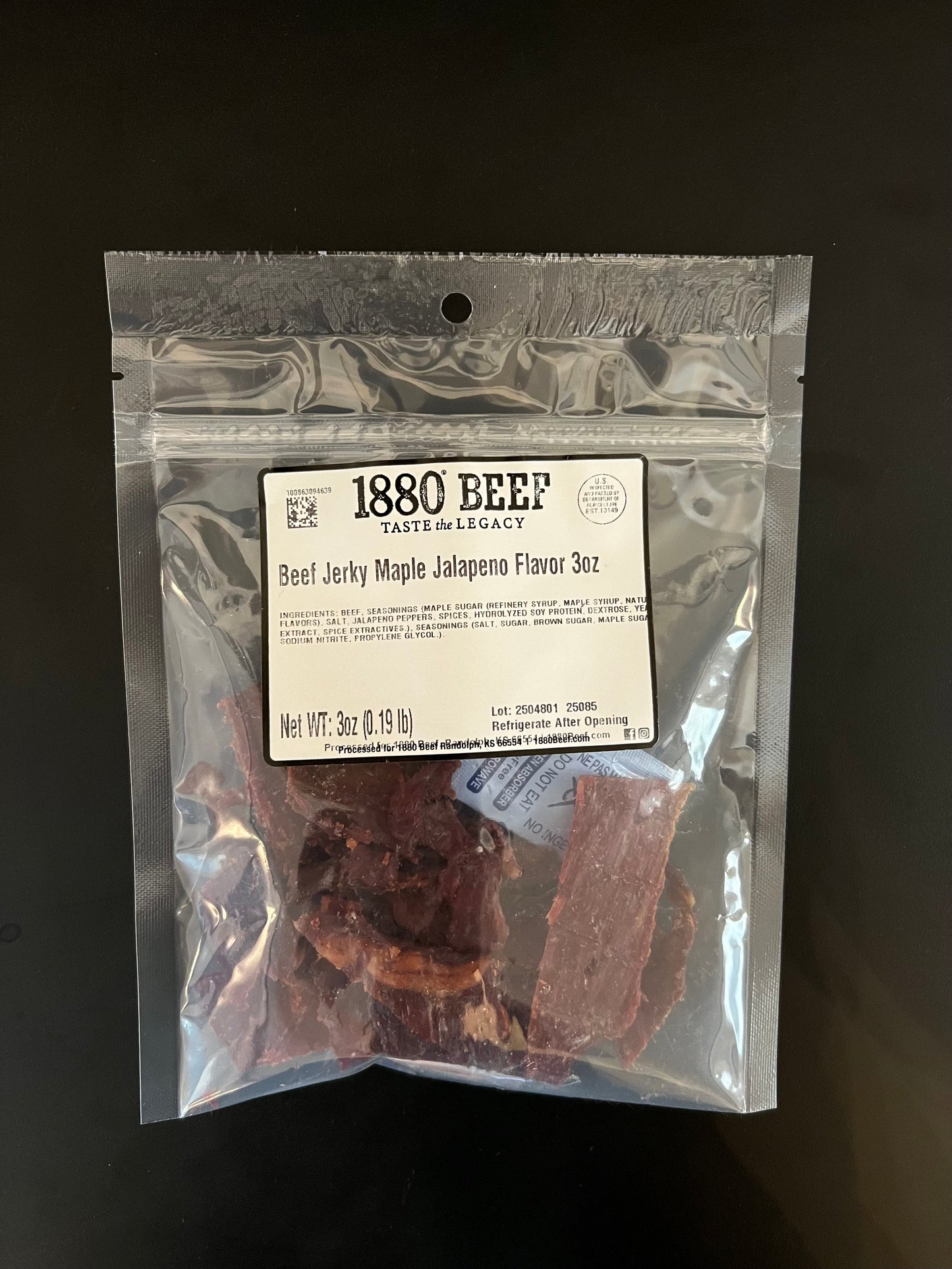 Maple Jalapeno Beef Jerky