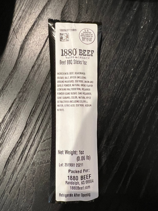 BBQ Single Beef Stick