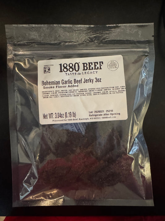 Bohemian Garlic Beef Jerky