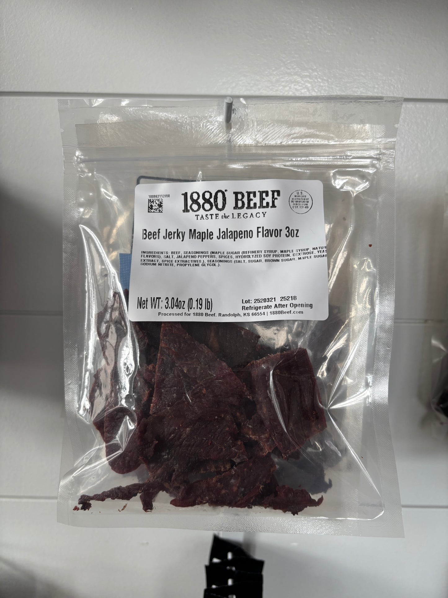 Maple Jalapeno Beef Jerky
