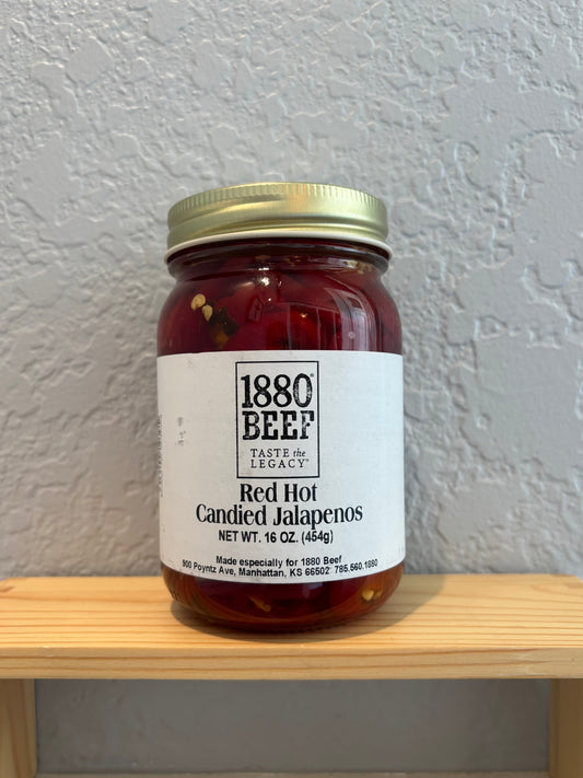 Candied Red Hot Jalapenos