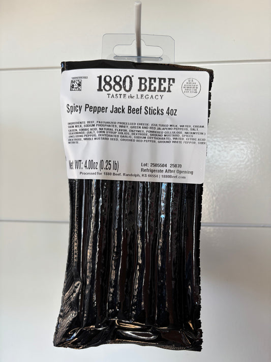 Spicy Pepper Jack Beef Sticks