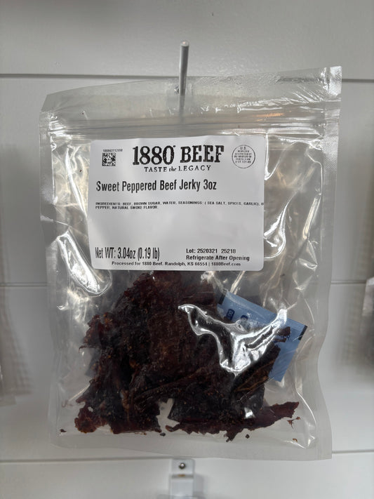 Sweet Peppered Beef Jerky