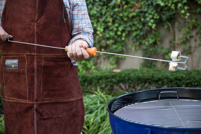 Brown Leather Grill Apron