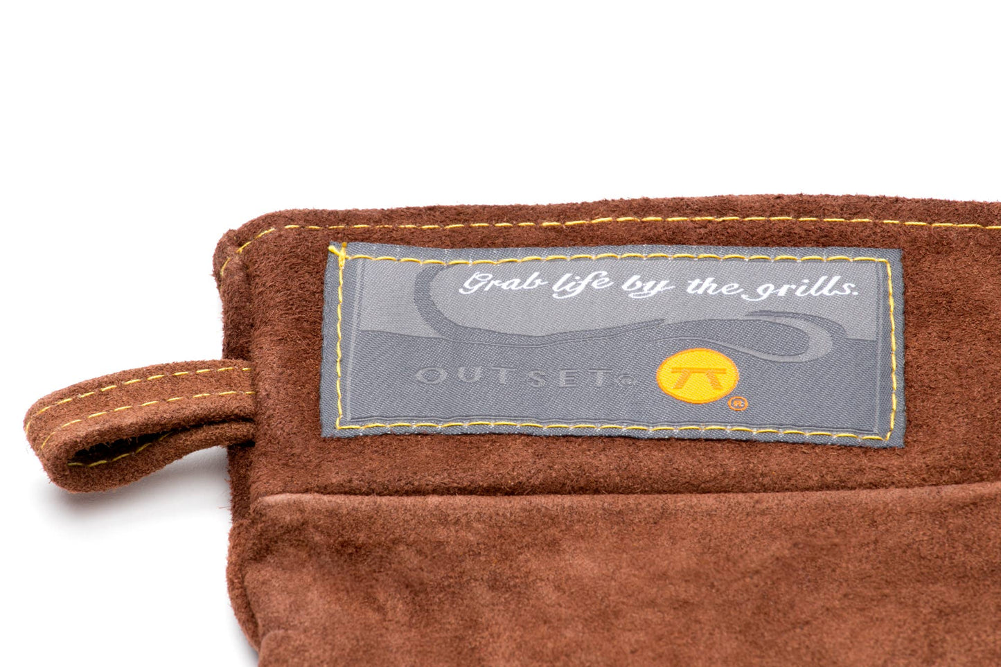 Outset Brown Leather Grill Mitt