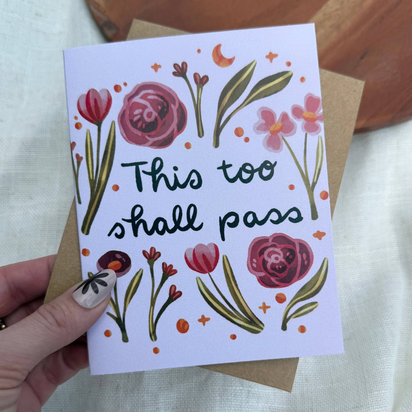 "This too shall pass" Encouragement Card