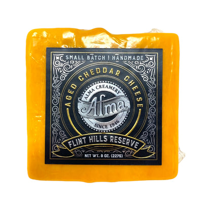 Alma Creamery's Flint Hills Reserve Aged Cheddar Cheese