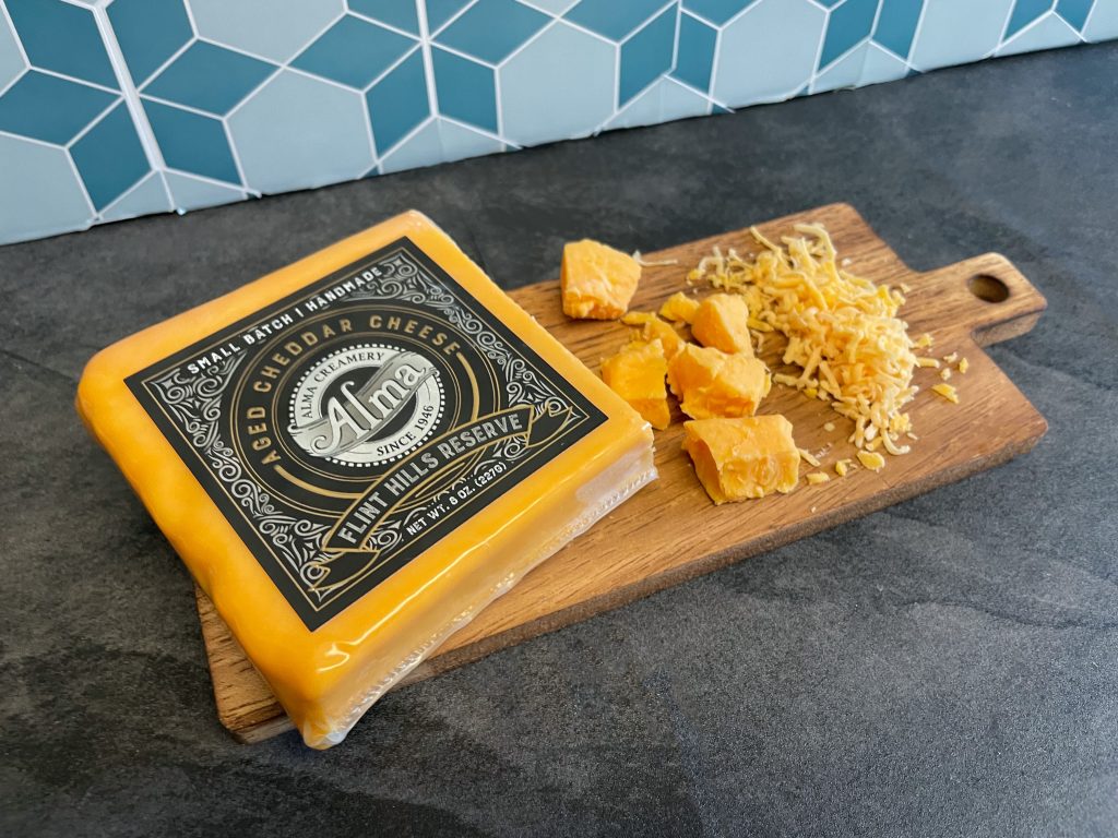Alma Creamery's Flint Hills Reserve Aged Cheddar Cheese